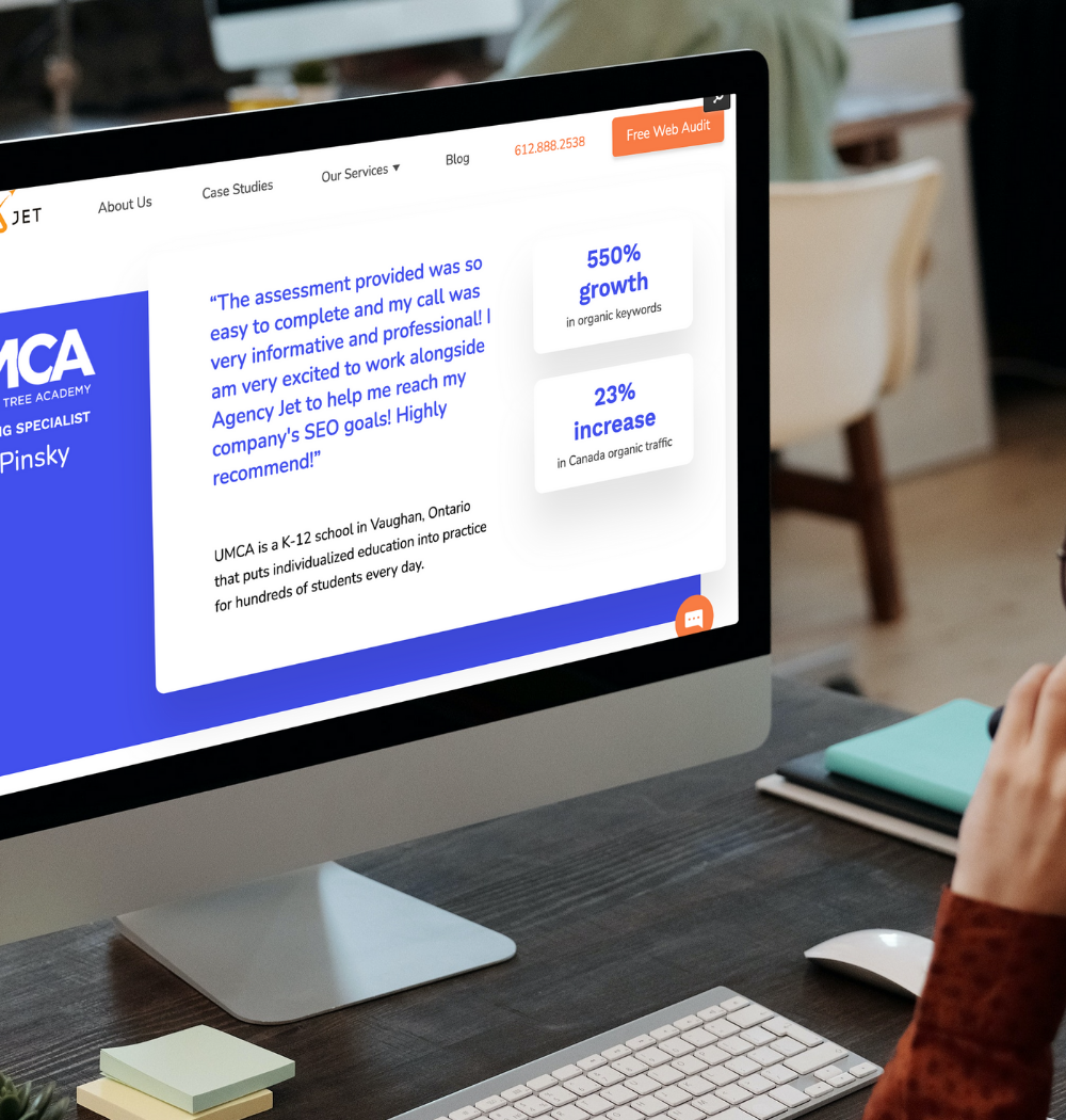 International Seo Services Case Study Agency Jet