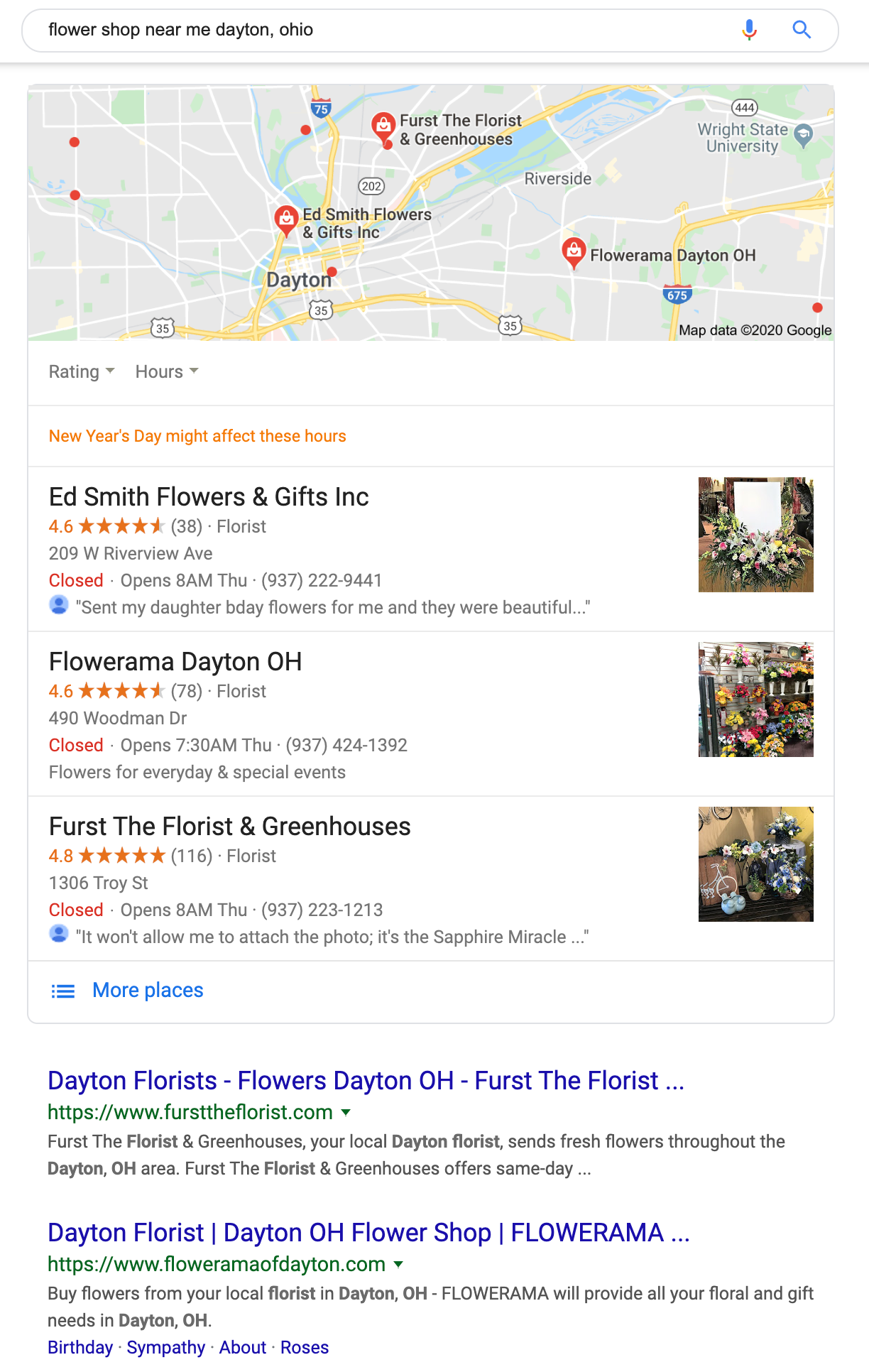 flower shop near me dayton ohio - Google Search | Agency Jet