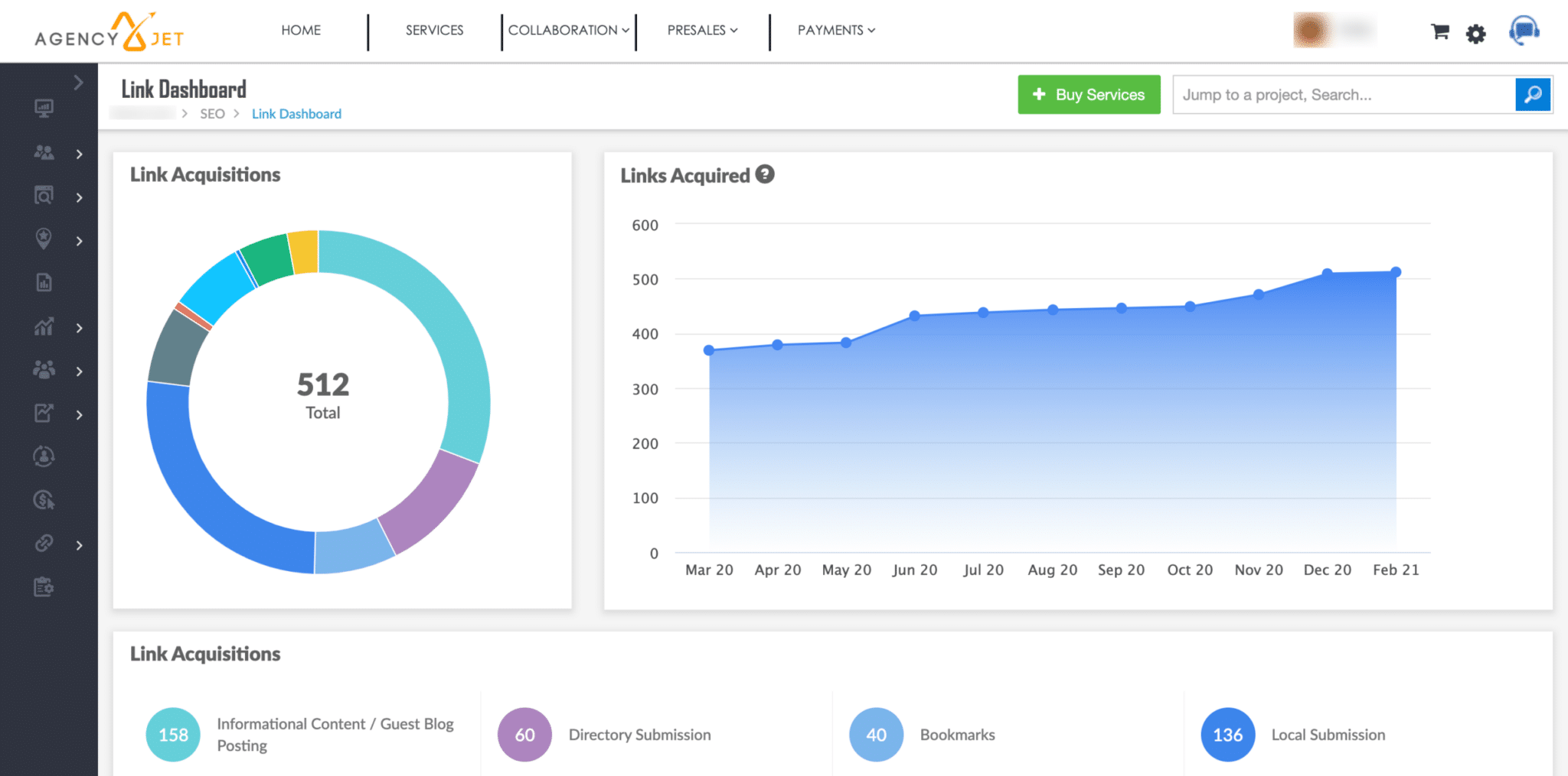 linkbuilding - Agency Jet